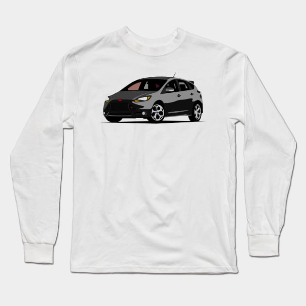 Ford Focus ST Long Sleeve T-Shirt by TheArchitectsGarage